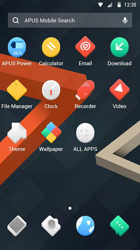 XYZ-APUS Launcher theme скриншот 2