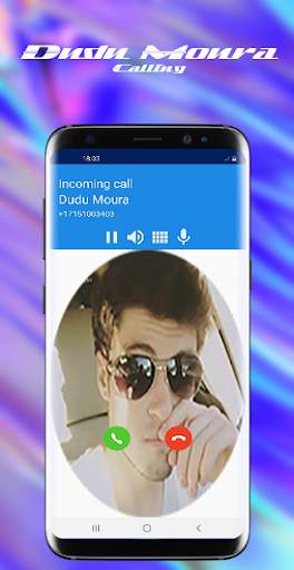 Chat with Dudu Moura 📱 Fake Video Call screenshot 1