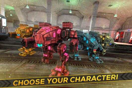 Subway Robots - Steel Racing screenshot 3