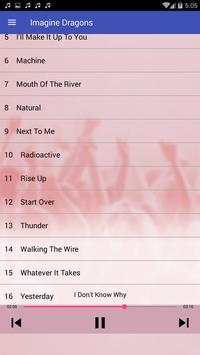 Imagine Dragons Songs 1 تصوير الشاشة