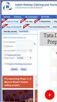 Railway Reservation screenshot 3