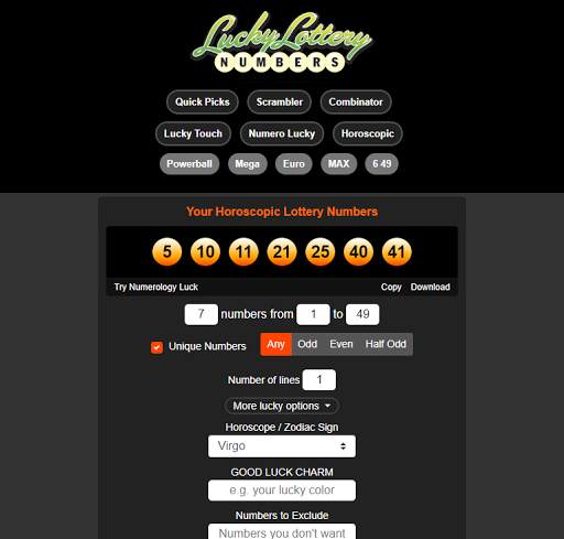 Lucky Lottery Number Generator screenshot 11