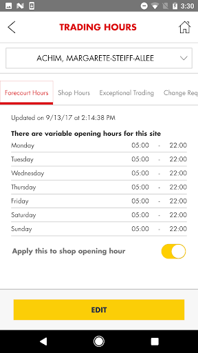 Shell Retail Site Manager screenshot 2