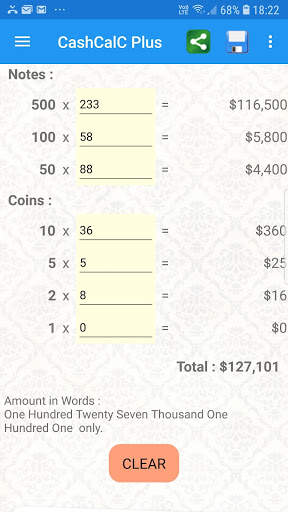 Cash CalC Plus (Calculator) screenshot 2