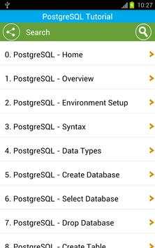 Free PostgreSQL Tutorial screenshot 2