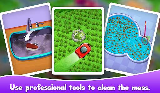 Big Home Cleanup Cleaning Game screenshot 3