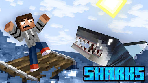 Shark Attack for Minecraft PE (Shark Mod) स्क्रीनशॉट 3