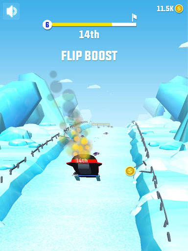 Flippy Snow Rider Race screenshot 9