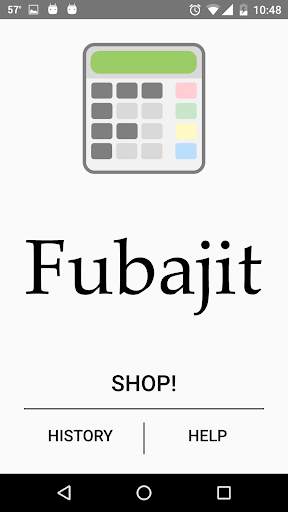 Fubajit Shopping Calculator screenshot 1
