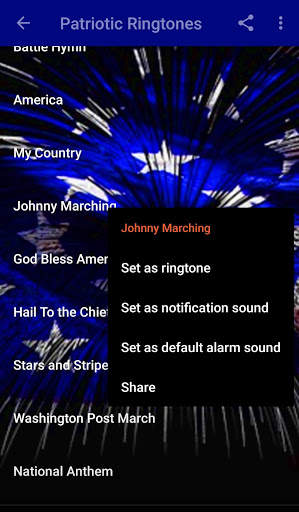 Patriotic Ringtones Songs screenshot 2