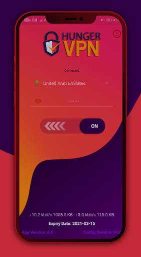 Hunger VPN New screenshot 2