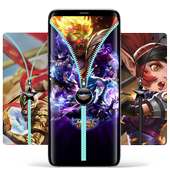 Heroes Mobile Legends LockScreen Zipper logo