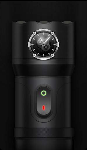 Flashlight Torch with Clock स्क्रीनशॉट 1