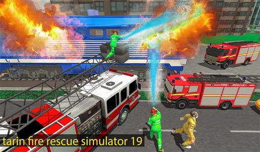 Burning Metro Train-Emergency Fire Engine Driver screenshot 5