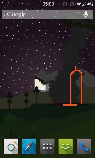 Pixel Landscape Live Wallpaper screenshot 8