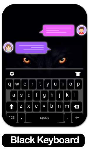 Black Keyboard for iphone 11 Keyboard screenshot 2