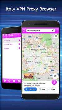 Italy VPN Proxy Browser screenshot 1