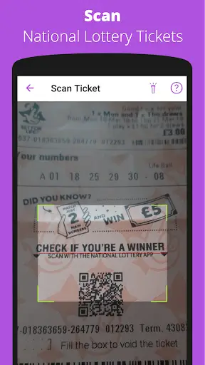Lotto Lens: Scan National Lott screenshot 1