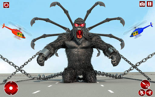 Superhero Dino Rampage Games screenshot 1