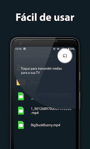 Video Cast - Transmissor de vídeos para Chromecast screenshot 1