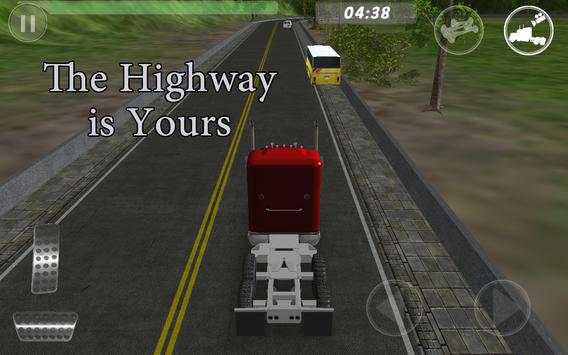 Big Red Truck: 3D Driving Sim screenshot 5