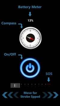 Flashlight for Samsung S8 & J7 screenshot 1