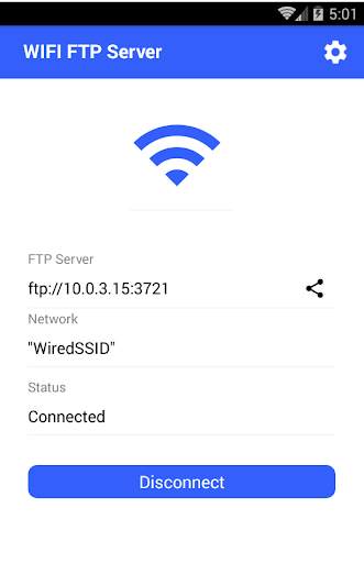 WIFI FTP Server screenshot 2