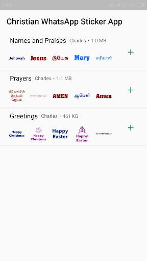 Christian WA Sticker - Christian Sticker screenshot 1