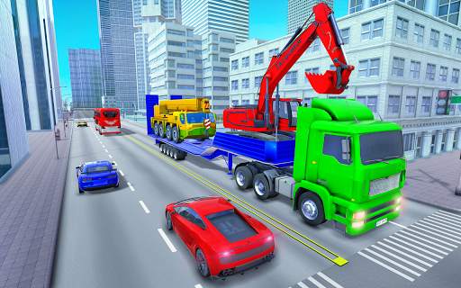 Grand Truck Transport Heavy Excavator Games screenshot 3