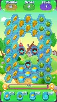Farm Happy Crush : Peaceful Village screenshot 1