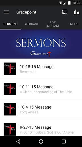 Gracepoint Church App screenshot 1