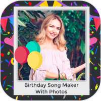 Birthday Name Song Photo Slideshow & Video Maker logo