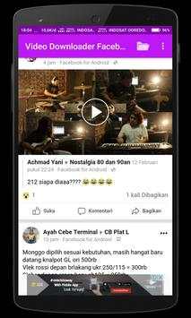 Downloader Video Facebook screenshot 2