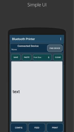 Simple Bluetooth Printer screenshot 1