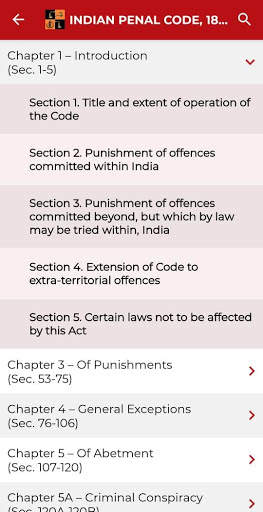 Latest Laws: Indian Laws, Bare screenshot 2