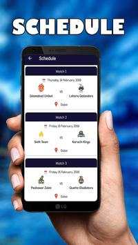 PSL Schedule 2019 screenshot 5