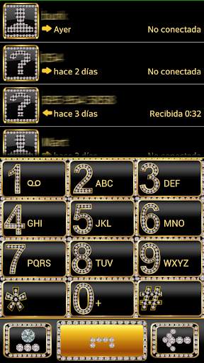 THEME GOLD DIAMONDS F EXDIALER screenshot 2