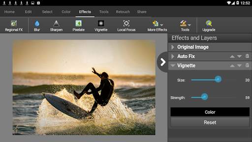 PhotoPad Photo Editor screenshot 4