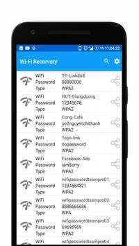 WiFi Password Recovery screenshot 1