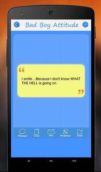 Bad Boy Attitude Status screenshot 3
