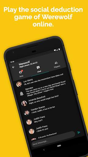 WolfChat - Play Werewolf Games And Chat Online screenshot 1
