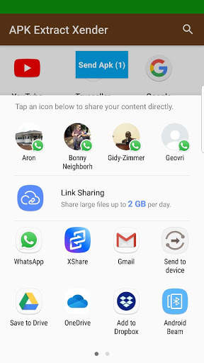APK Extract Xender screenshot 1