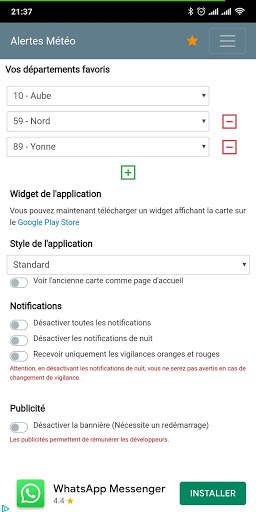 Alertes Météo screenshot 4