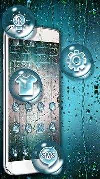 Water rain drops theme screenshot 2