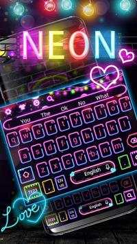 Sparkling Neon Lights Keyboard screenshot 1