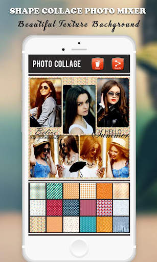 100  Photo Shape Collage Mixer screenshot 5