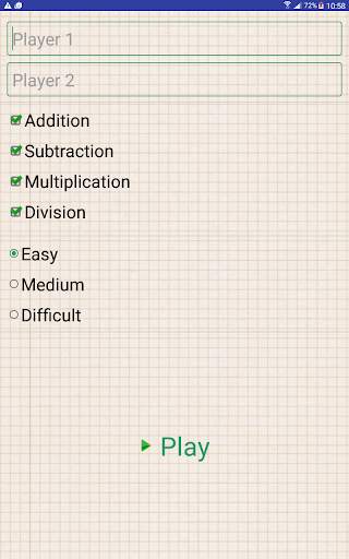 Math Duel - 2 Player Math Game screenshot 7