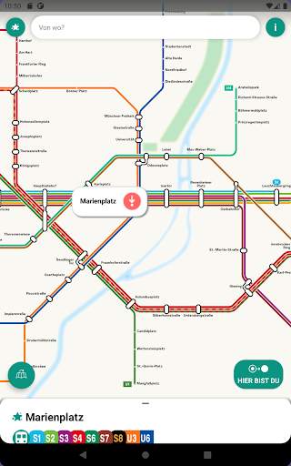 U-Bahn München MVG Karte screenshot 12