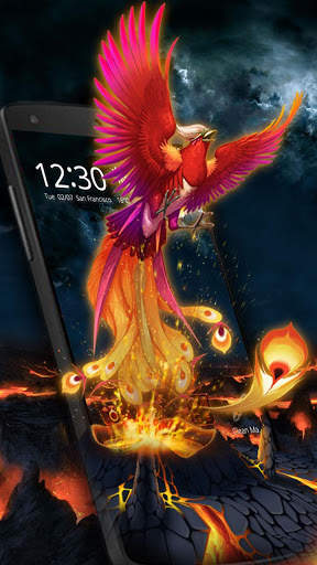Colorful Phoenix 3D Theme screenshot 1