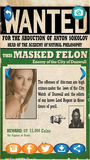 Wanted Posters Maker Selfie Photo Frames & Effects screenshot 2